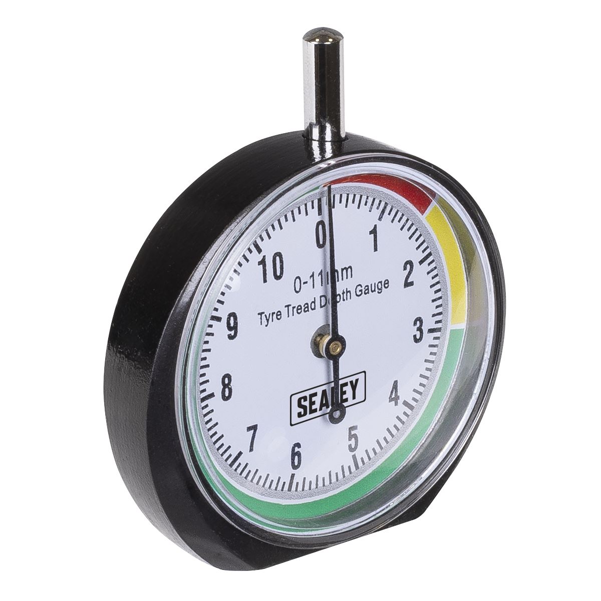 Sealey Pocket Type Tyre Tread Depth Dial Gauge  Scale 0-11mm in 1mm VS0568