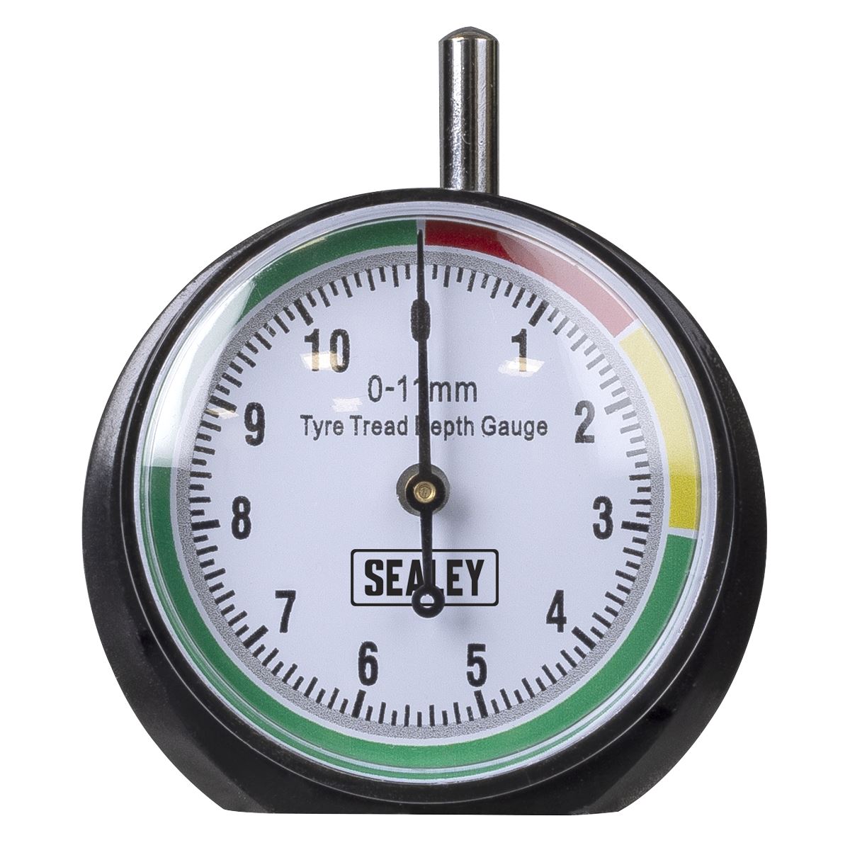Sealey Pocket Type Tyre Tread Depth Dial Gauge  Scale 0-11mm in 1mm VS0568