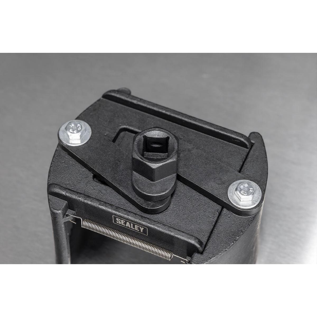 Sealey Adjustable Oil Filter Wrench 1/2"D 100-140mm Capacity Griper Jaws VS1040