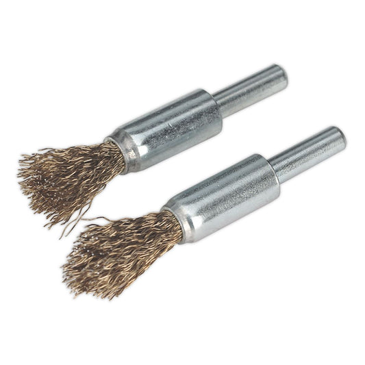 Sealey Decarbonising Brush Set 2pc VS1801