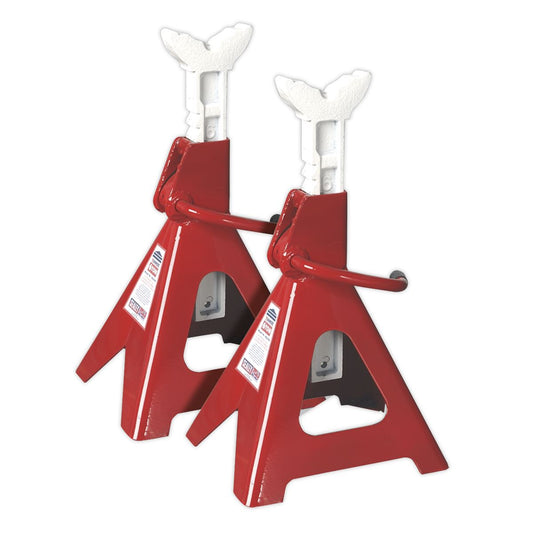 Sealey Axle Stands (Pair) 6tonne Capacity per Stand Ratchet Type VS2006