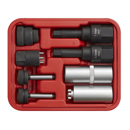 Sealey Diesel Injector Repair Socket Set Bosch Denso and Siemens 8pc VS2068