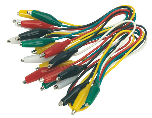 Sealey Jumper Test Lead Set 5 Pairs - 450mm VS222