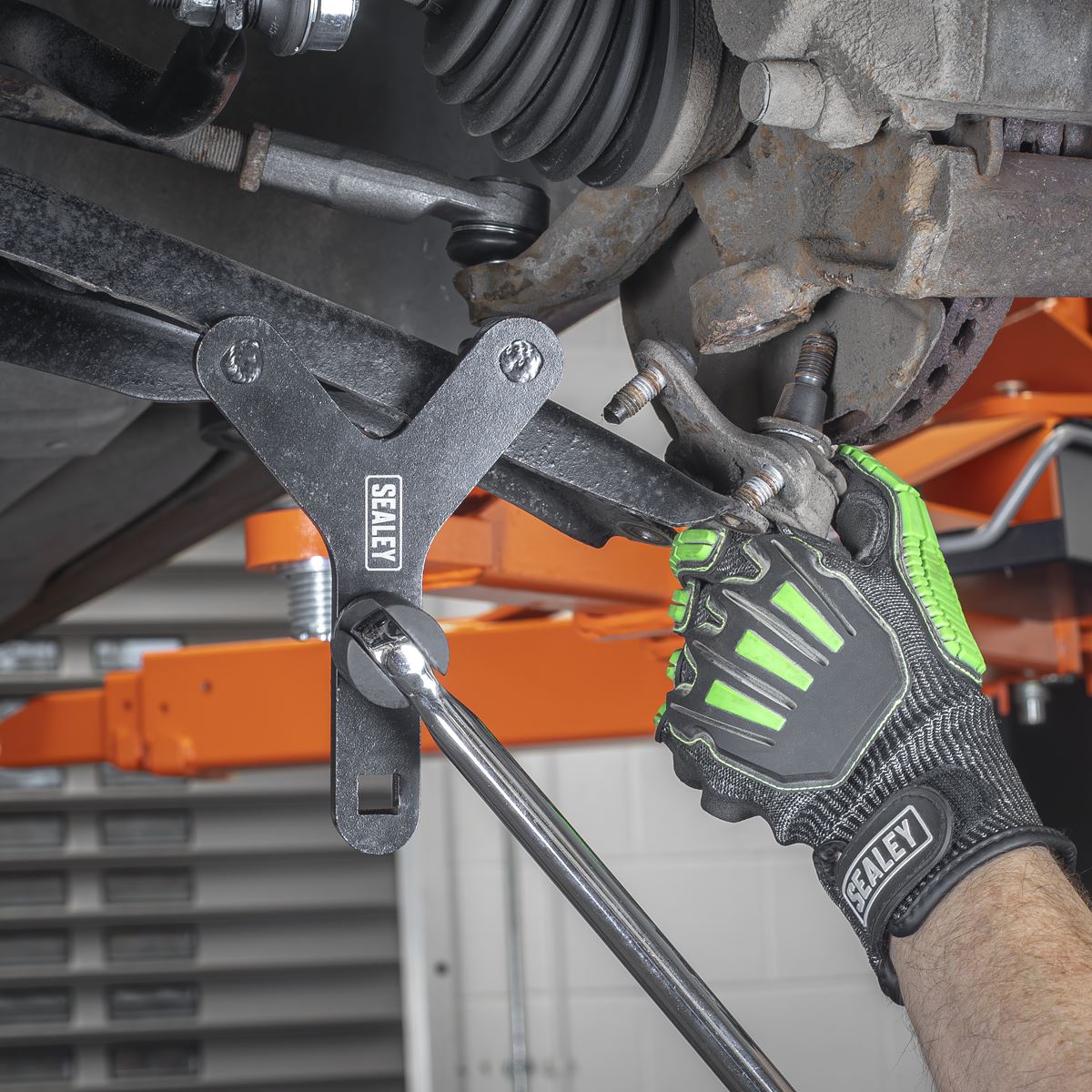 Sealey Lower Control Arm & Ball Joint Removal Tool 1/2”D For Breaker Bar VS3849