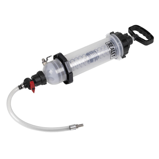 Sealey Spring Loaded Oil Fluid Refill Syringe 1.1L Gearbox & Differential VS406
