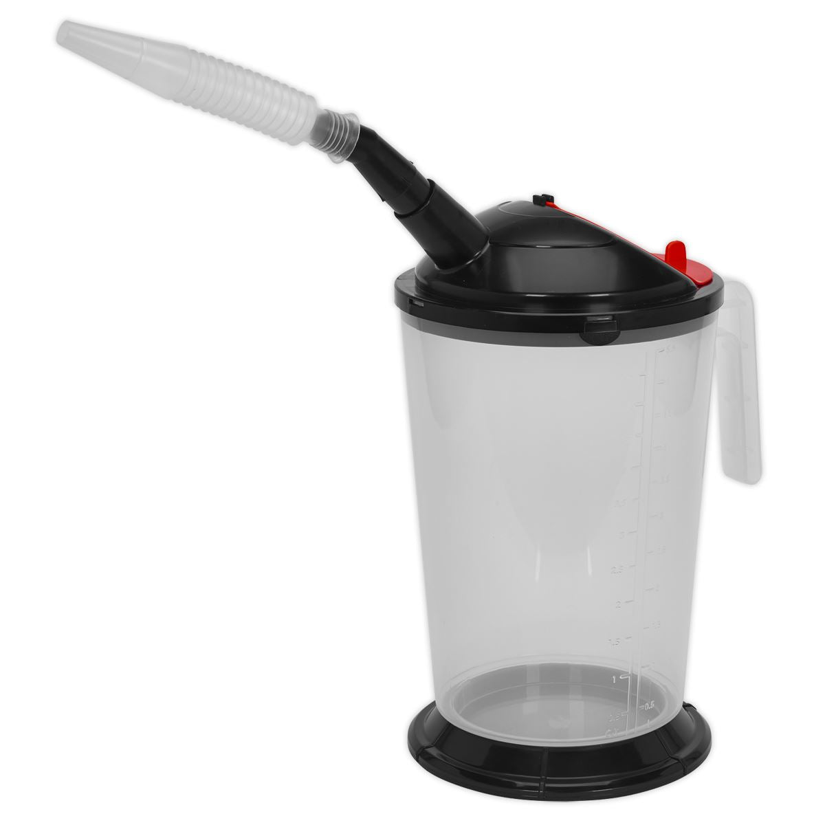 Sealey Oil Measuring Jug With Removable Flexible Spout 5L Wide Base VS563