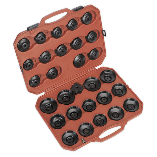 Sealey Oil Filter Cap Wrench Set 30pc VS7006