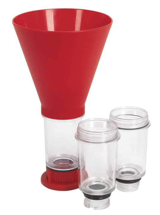 Sealey Engine Oil Funnel 4pc - BMW, Fiat, Ford, Mazda, Mercedes, Toyota/Lexus, VAG VS7101
