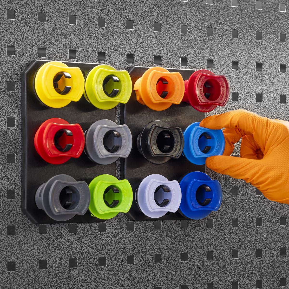 Sealey Master Engine Oil Funnel Filling Kit 15pc Colour Coordinated VS7107