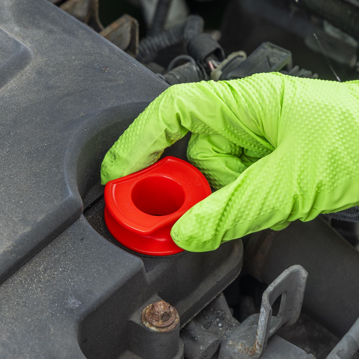 Sealey Master Engine Oil Funnel Filling Kit 15pc Colour Coordinated VS7107