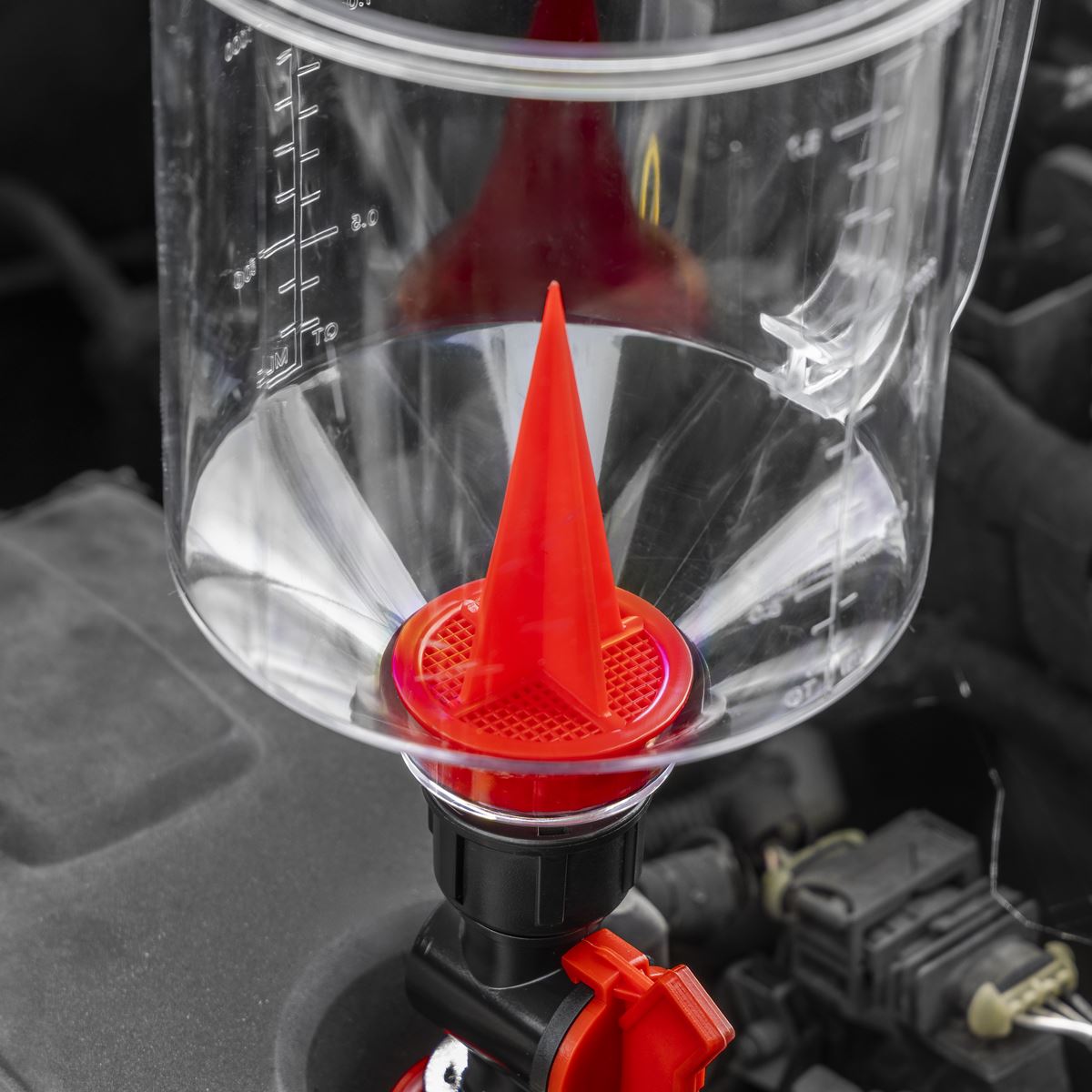 Sealey Master Engine Oil Funnel Filling Kit 15pc Colour Coordinated VS7107