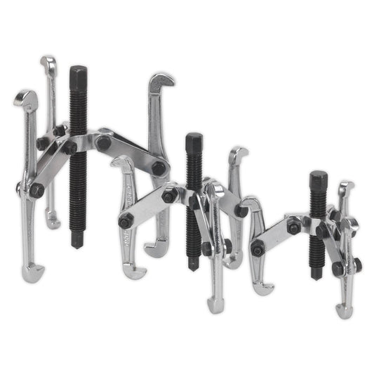 Sealey Triple Leg Gear Reversible Puller Set 3pc VS77