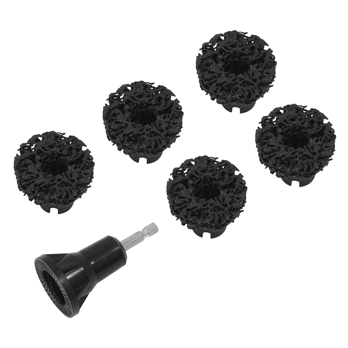 Sealey Stud Hub Cleaner Set 6pc VS8005