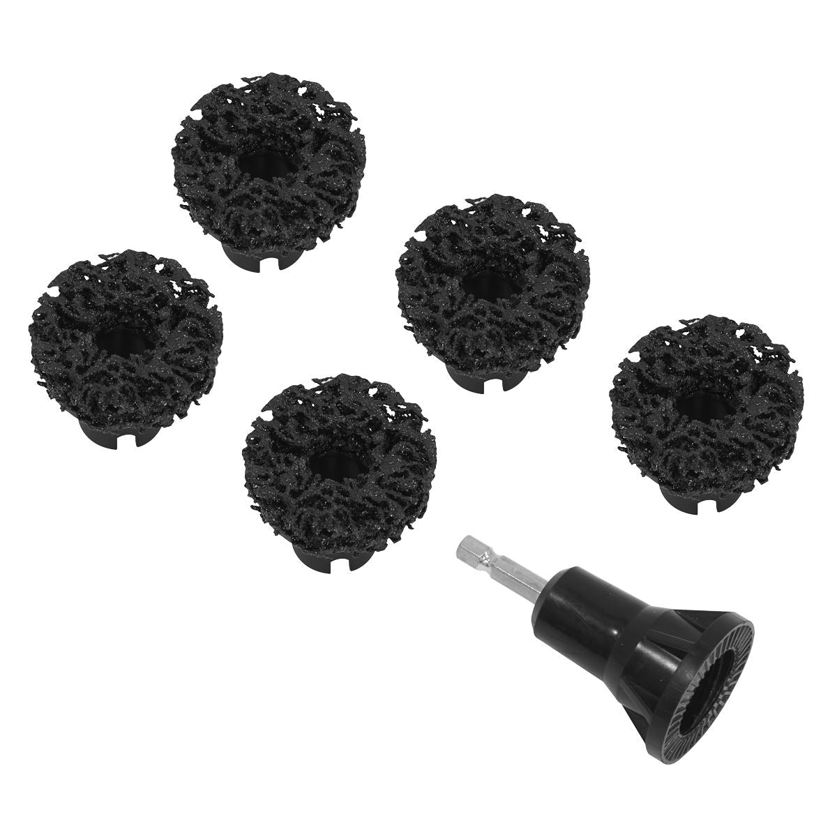 Sealey Stud Hub Cleaner Set 6pc VS8005