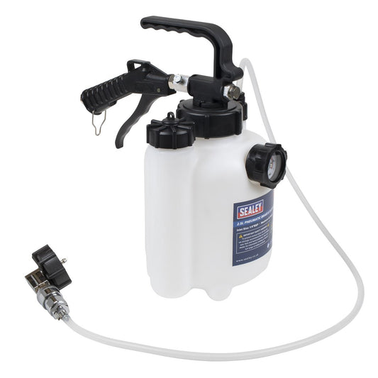 Sealey Pneumatic Brake & Clutch Bleeder 2.5L One Person Operated 1/4"BSP VS830