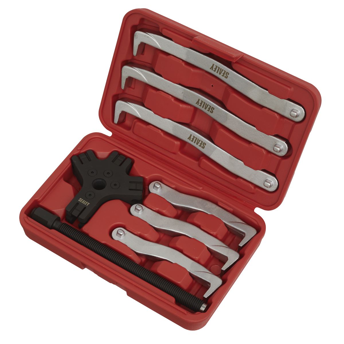 Sealey Fast Action Twin/Triple Leg Reversible Puller Set 8pc 150 & 220mm VS83