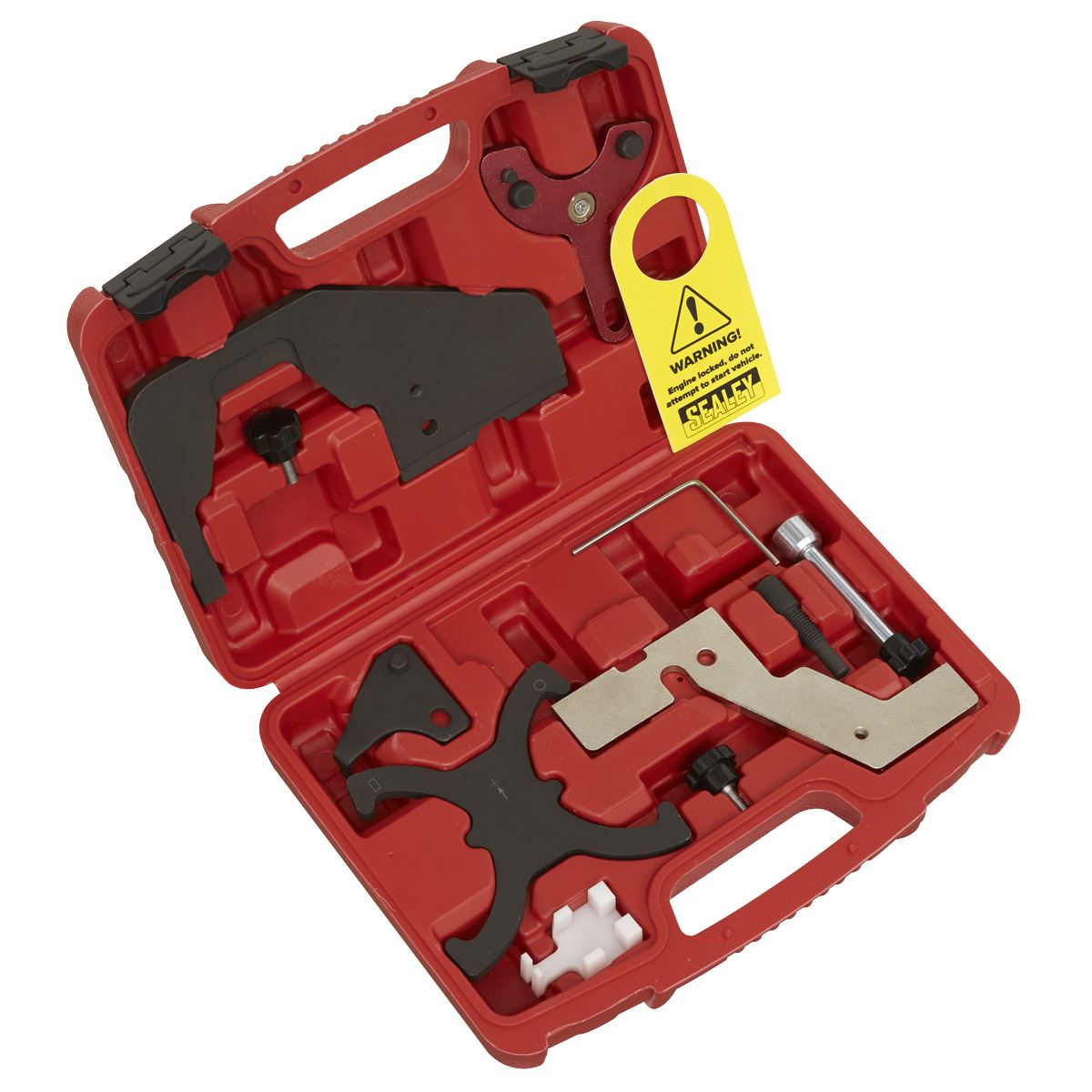 Sealey Petrol Engine Timing Tool Kit - for Ford, Mazda, Volvo, 1.5, 1.6, 2.0 - Belt/Chain Drive VSE6160