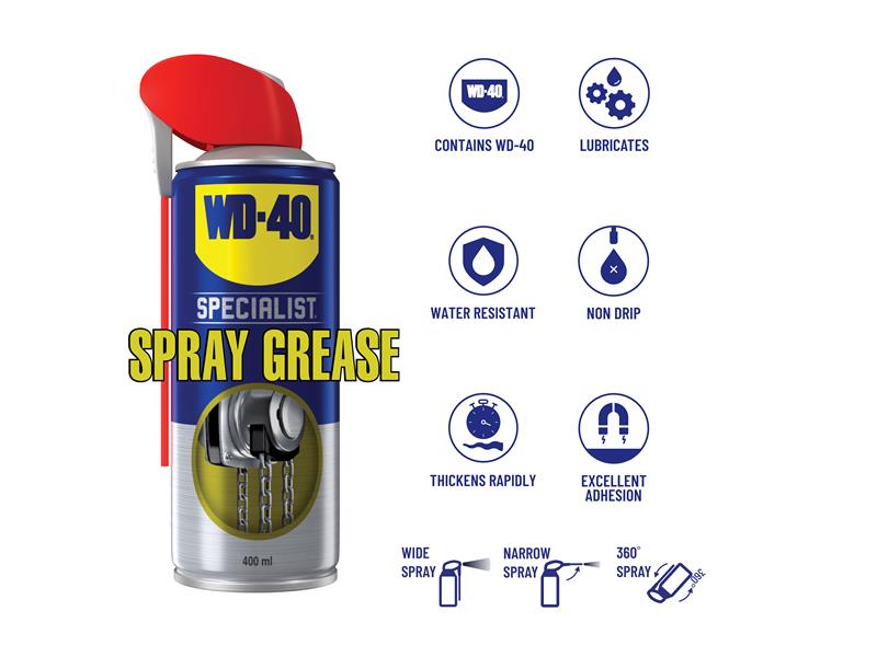 WD-40® WD-40® Specialist Spray Grease 400ml W/D44215