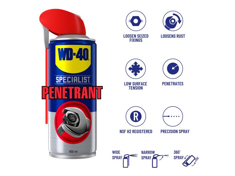 WD-40® WD-40 Specialist® Penetrant Spray 400ml W/D44348