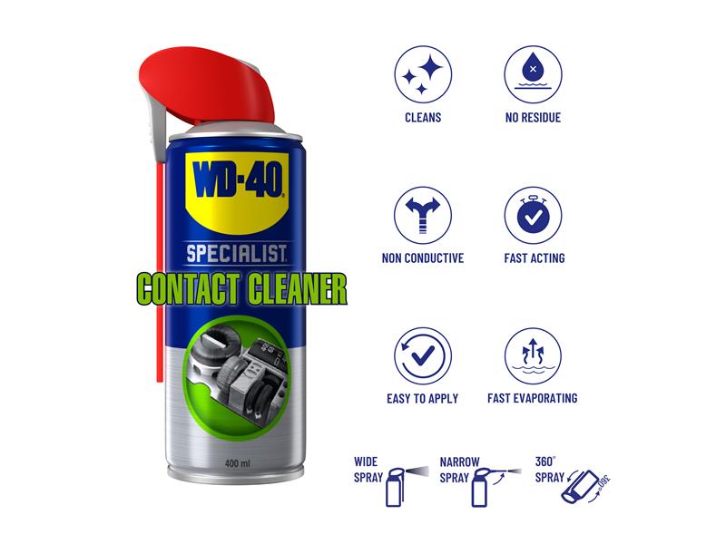 WD-40® WD-40 Specialist® Contact Cleaner 400ml W/D44368