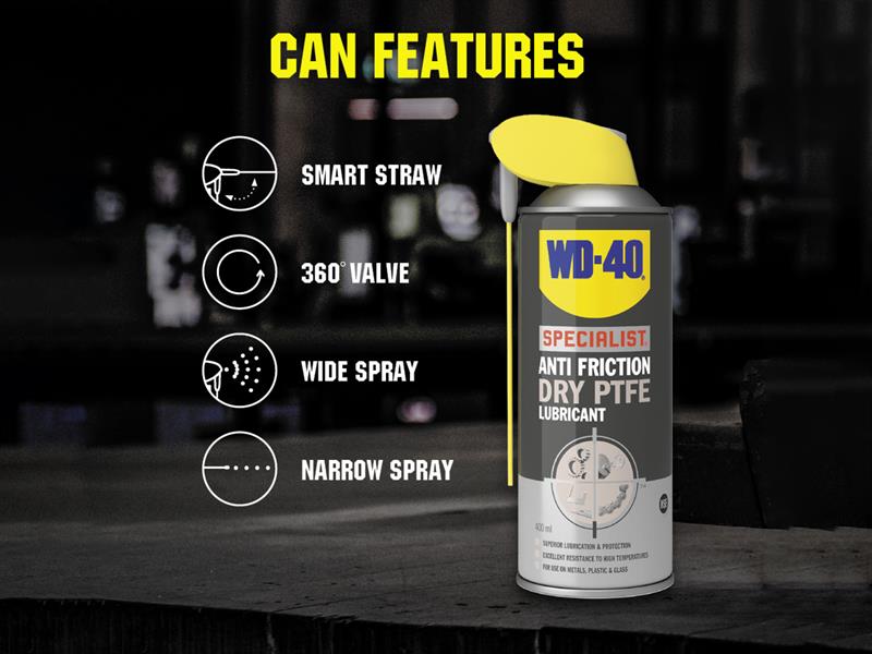 WD-40® WD-40 Specialist® Dry Lubricant with PTFE 400ml W/D44394