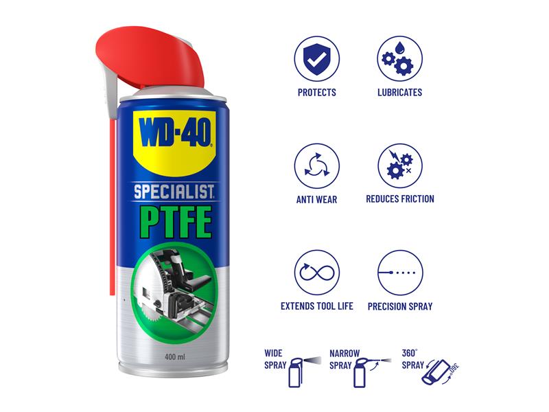 WD-40® WD-40 Specialist® PTFE Lubricant 400ml W/D44396