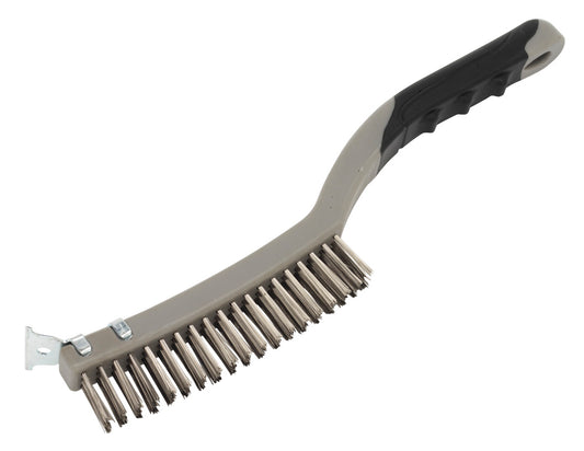 Sealey Wire Brush with Stainless Steel Fill & Scraper WB105