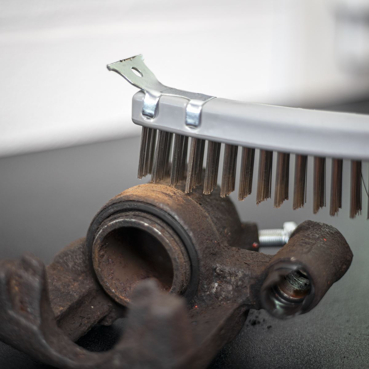 Sealey Wire Brush with Stainless Steel Fill & Scraper WB105