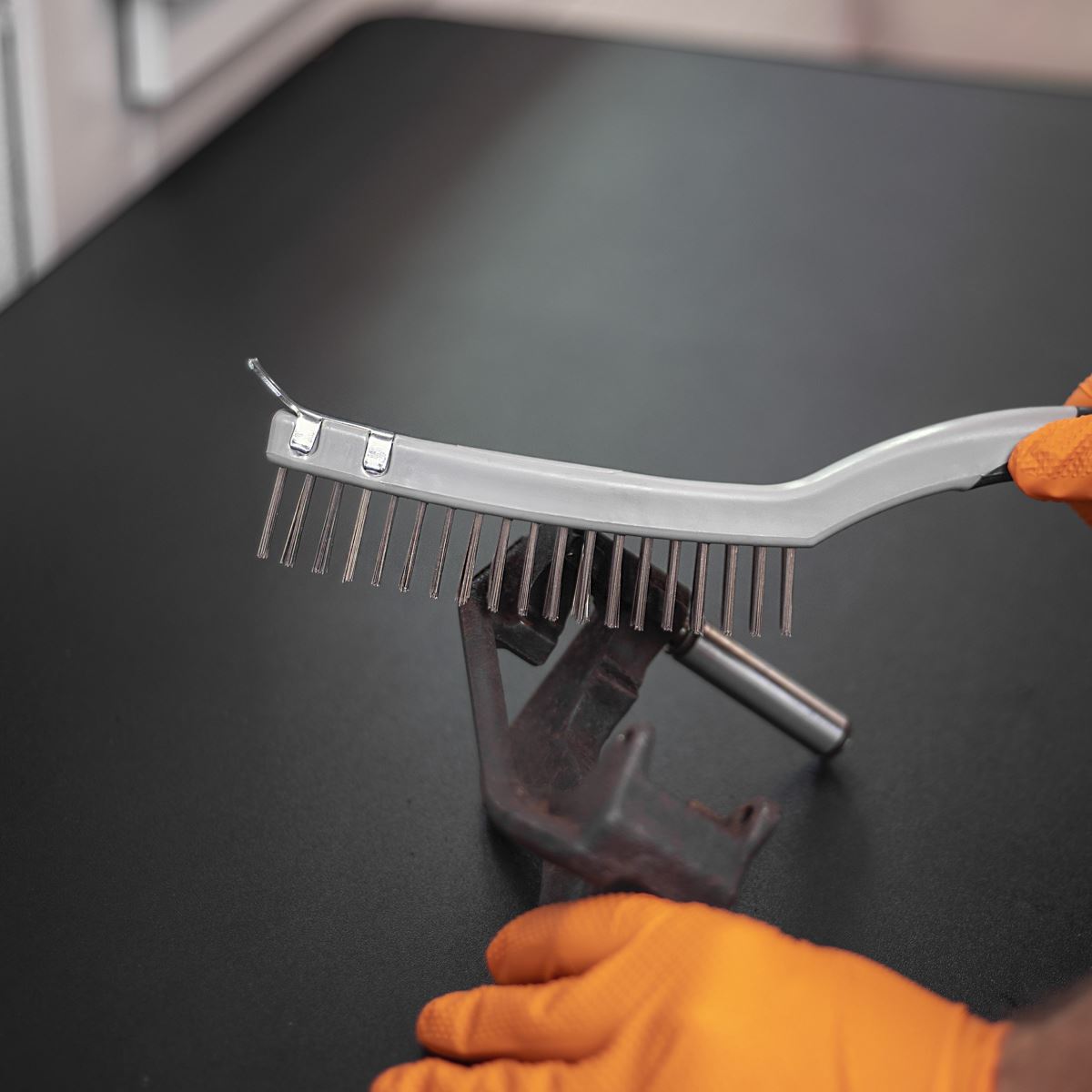 Sealey Wire Brush with Stainless Steel Fill & Scraper WB105