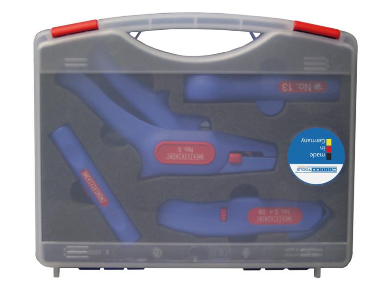 Weicon Electrical Heating Home Wire Stripper Starter Set 4 Piece WCN10035247