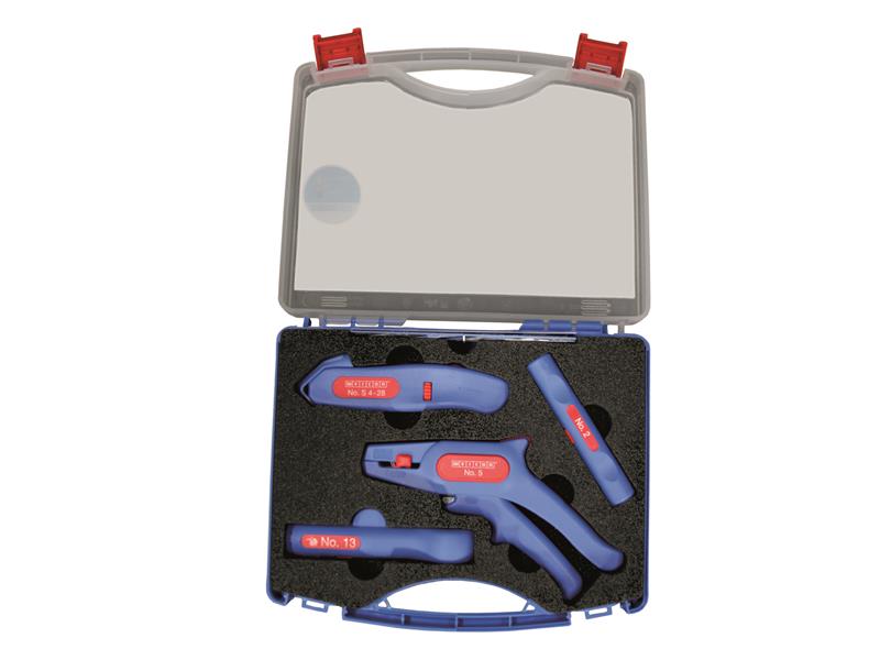 Weicon Electrical Heating Home Wire Stripper Starter Set 4 Piece WCN10035247