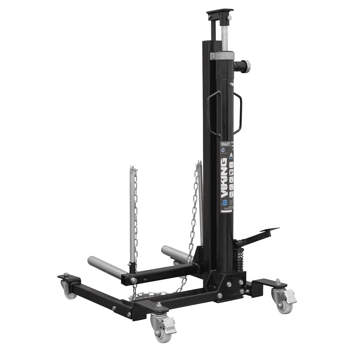 Sealey Viking Quick Lift Wheel Removal Lifter Trolley 100kg Capacity WD100S