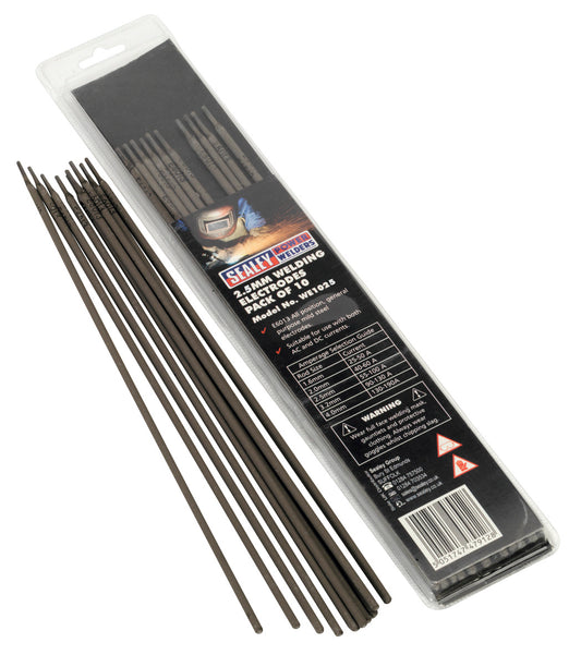 Sealey Welding Electrode �2.5 x 300mm Pack of 10 WE1025