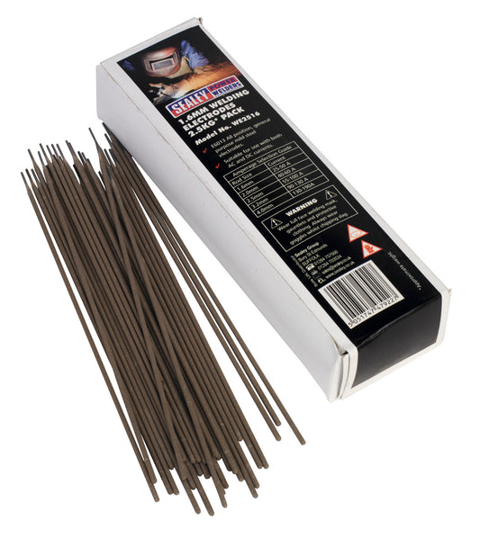 Sealey Welding Electrodes �1.6 x 300mm 2.5kg Pack WE2516