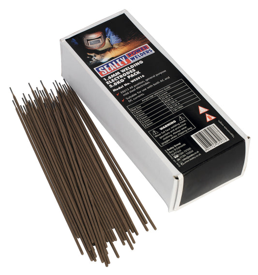 Sealey Welding Electrodes �1.6 x 300mm 5kg Pack WE5016
