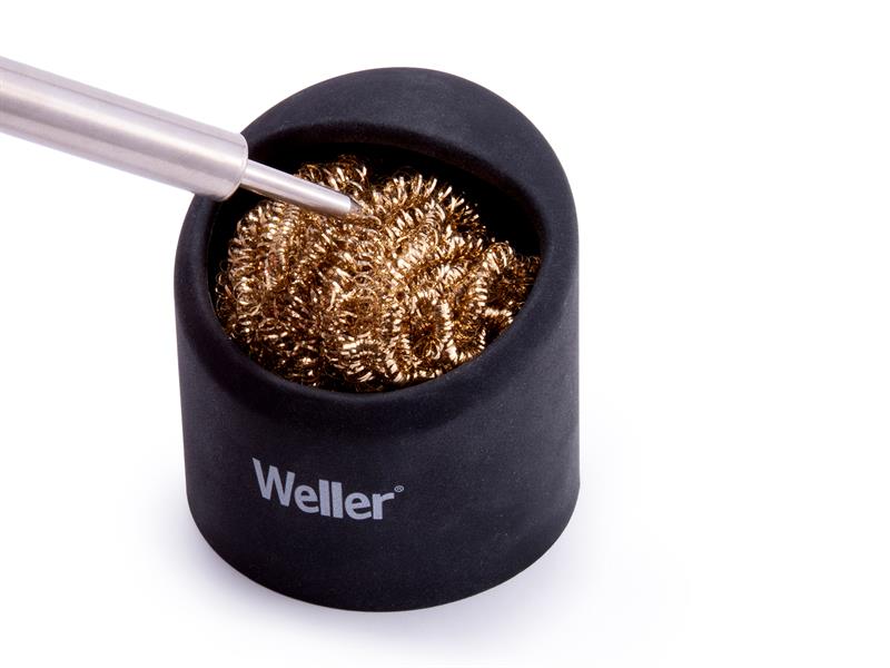 Weller Brass Wire Sponge Cleaner with Holder WELACCBSH