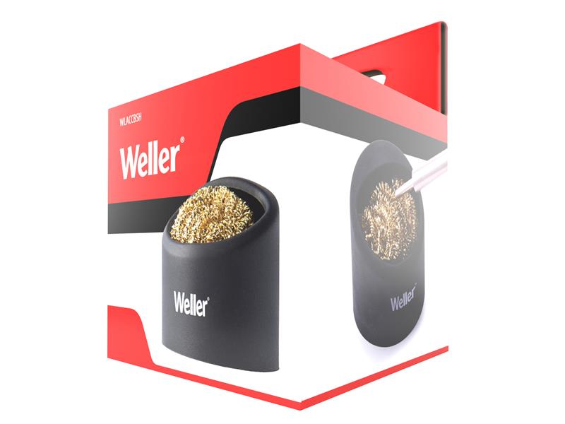 Weller Brass Wire Sponge Cleaner with Holder WELACCBSH