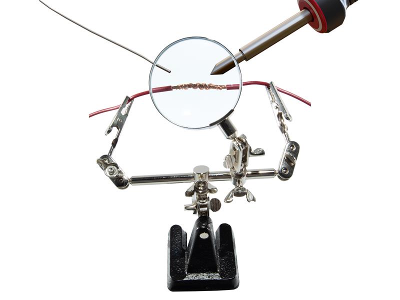 Weller Helping Hands Holder - 2 Arms & Magnifier WELACCHHB