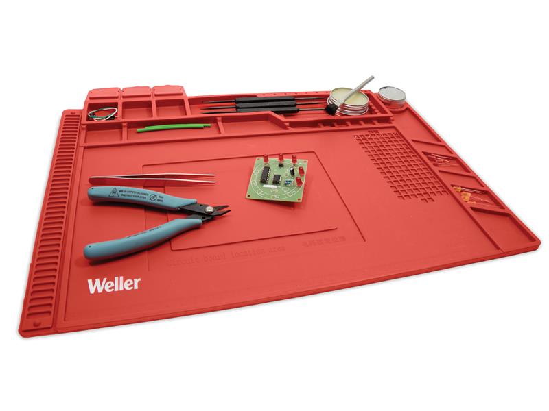 Weller Soldering Work Station Mat 455 x 300mm (17.5 x 11.75in) WELACCWSM2