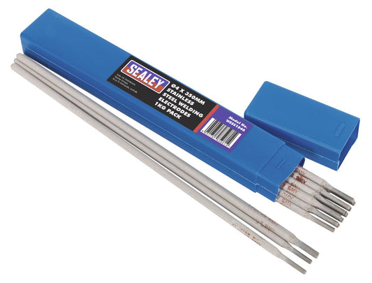 Sealey Welding Electrodes Stainless Steel 4 x 350mm 1kg Pack WESS1040