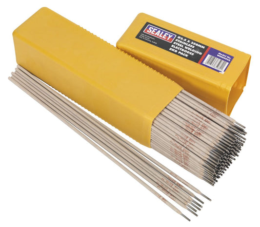 Sealey Welding Electrodes Stainless Steel �2.5 x 300mm 5kg Pack WESS5025