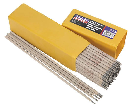 Sealey Welding Electrodes Stainless Steel �3.2 x 350mm 5kg Pack WESS5032