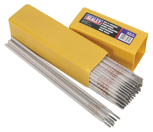 Sealey Welding Electrodes Stainless Steel �4 x 350mm 5kg Pack WESS5040