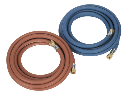 Sealey Welding Hose Set Oxyacetylene EN ISO 3821 (EN 559) 5m WH05