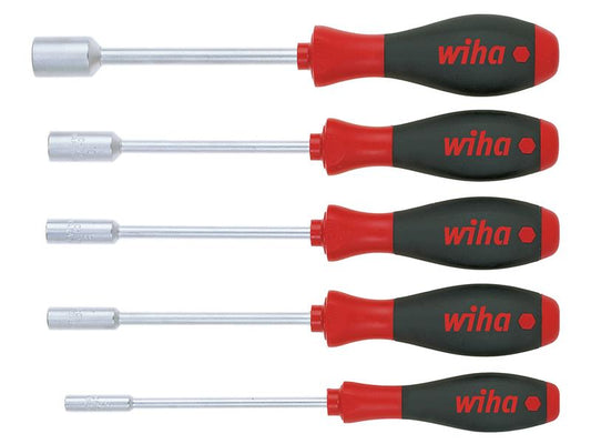 Wiha SoftFinish® Hex Nut Driver Set, 5 Piece WHA01034