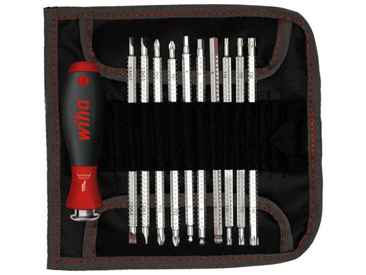 Wiha SYSTEM 6 SoftFinish® Interchangeable Screwdriver Set, 12 Piece WHA03591