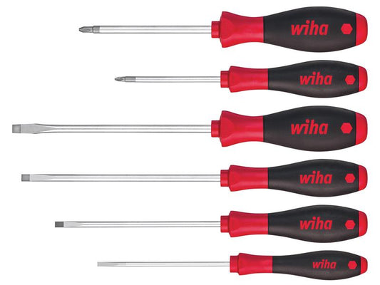 Wiha SoftFinish® SL/PZ Screwdriver Set, 6 Piece WHA07153