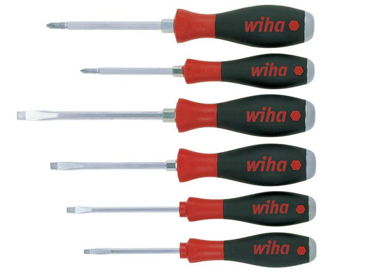 Wiha SoftFinish® SL/PH Hex Blade Screwdriver Set, 7 Piece WHA21250