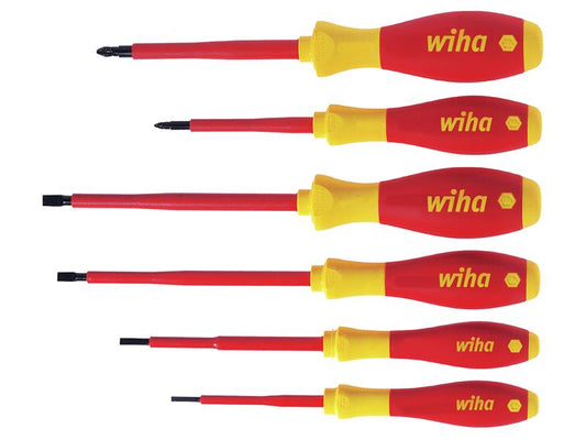 Wiha SoftFinish® electric SL/PZ Screwdriver Set, 6 Piece WHA25477