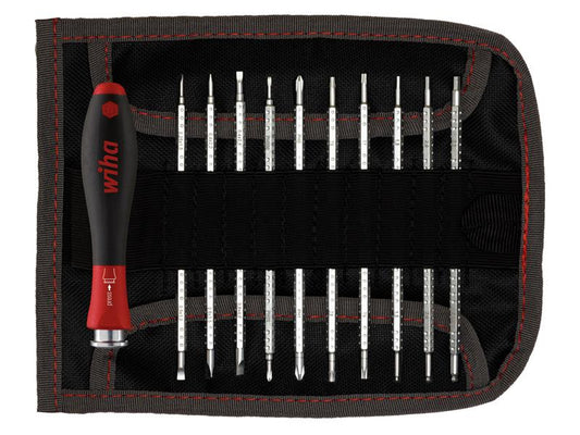 Wiha SYSTEM 4 SoftFinish® Interchangeable Screwdriver Set, 12 Piece WHA27820
